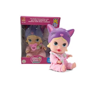 Boneca Little Dolls Soninho Faz Xixi - Divertoys Gatinho