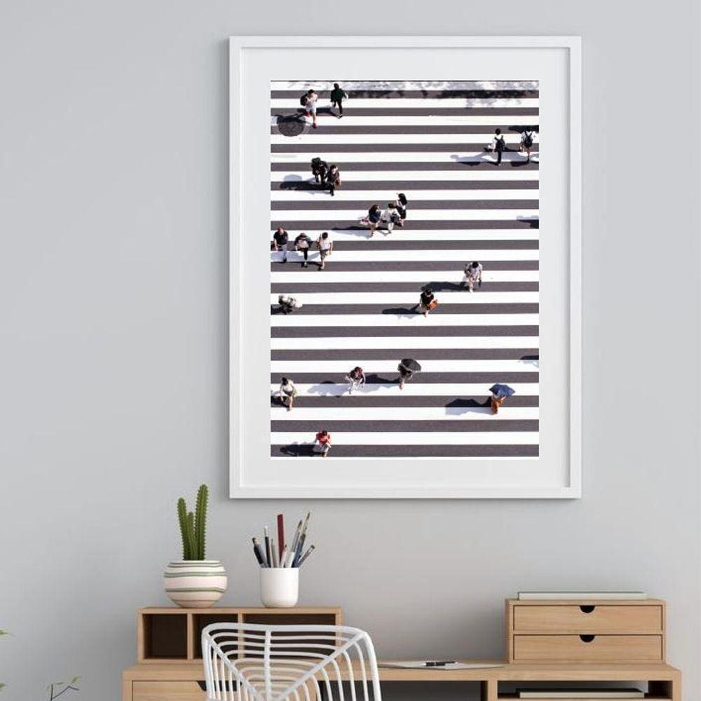 Quadro Cotidiano Da Rua- 60X48Cm