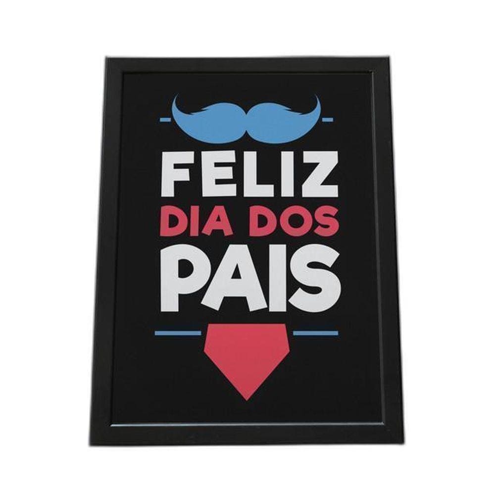 Quadro Com Moldura Feliz Dia Dos Pais 8
