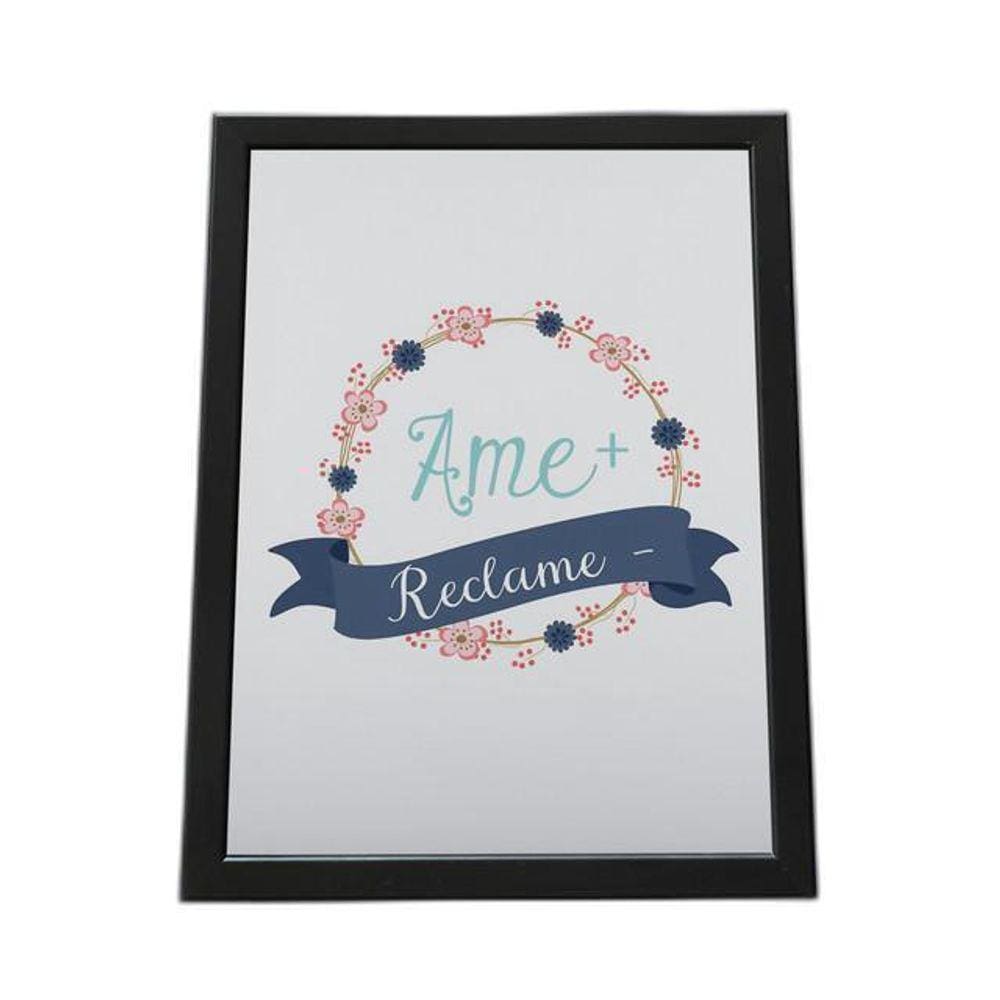 Quadro Com Moldura Ame Mais Reclame Menos