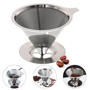 Filtro Coador De Café Reutilizável Aço Inox 101 Pequeno