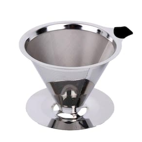 Coador De Café Pour Over 101 Aço Inox Sem Uso De Papel