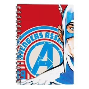Caderno Universitário Capitão América 10 Matérias 160 Folhas