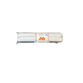 Elástico Chato N20 Branco 10Mm- Kit 5 Rolos De 10 Metros