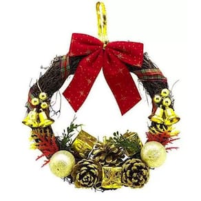 Guirlanda Natal Porta Galhos Laço 23cm - Decoração