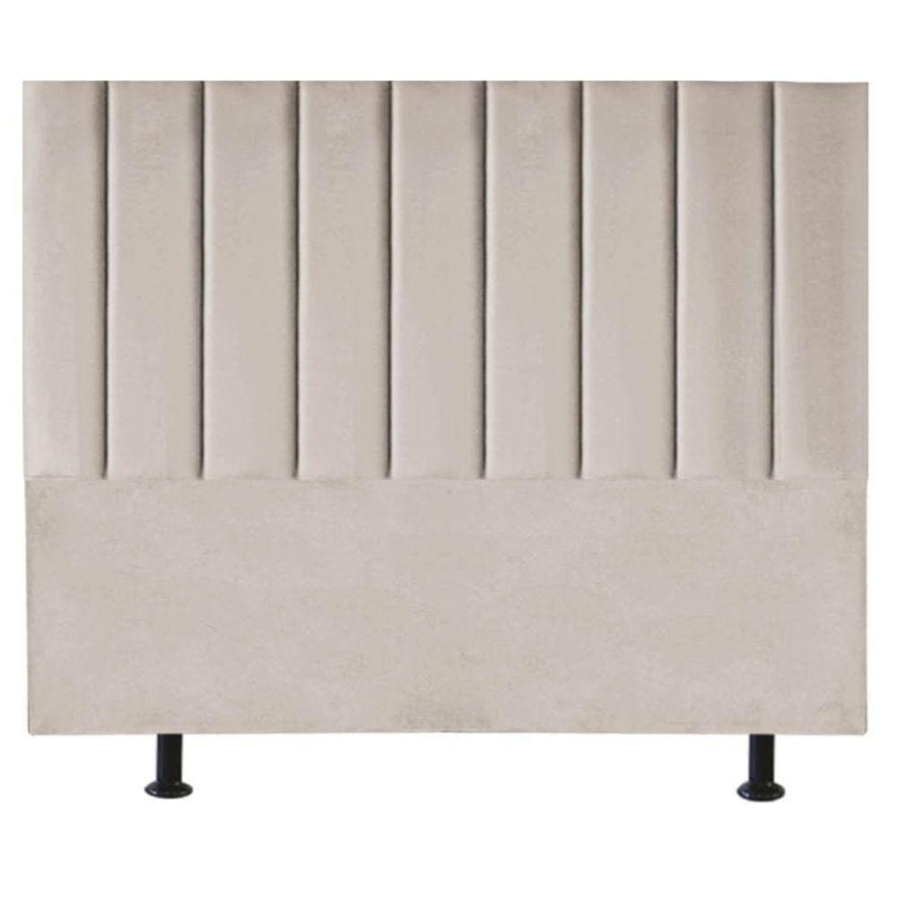 Cabeceira Estofada Cama Box Queen 160 cm Sophia Carla Suede