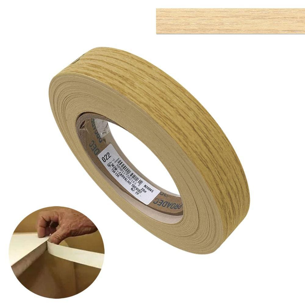 Fita De Borda PVC Carvalho Treviso 22mm X 300m Proadec