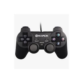 Joystick Gamer Usb C/ Fio P/ Pc Dual Shock Vg-018 Pretohoopson [F086]
