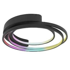 Luminária Ceiling Deco Smart 27W RGB Preta Bivolt Ledvance