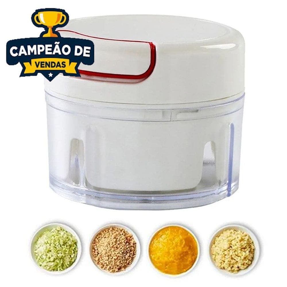 Mini Processador de Alimentos Manual Triturador