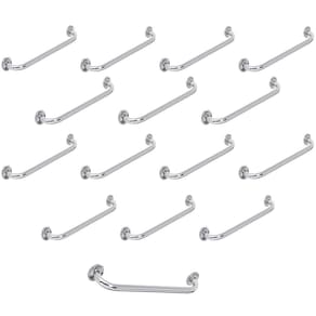 Barra Alça Apoio 60cm Kit 15 Uni Idoso Gestante Acessibilidade Cadeirante Suporte Anti Queda Evita Acidente Resistente Banheiro Box Escada Corrimao