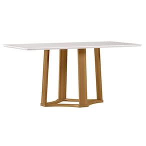 Mesa Treviso 170x90cm - Ypê/Off White