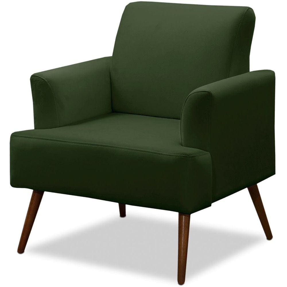 Poltrona Decorativa Pisa com Pés Palito