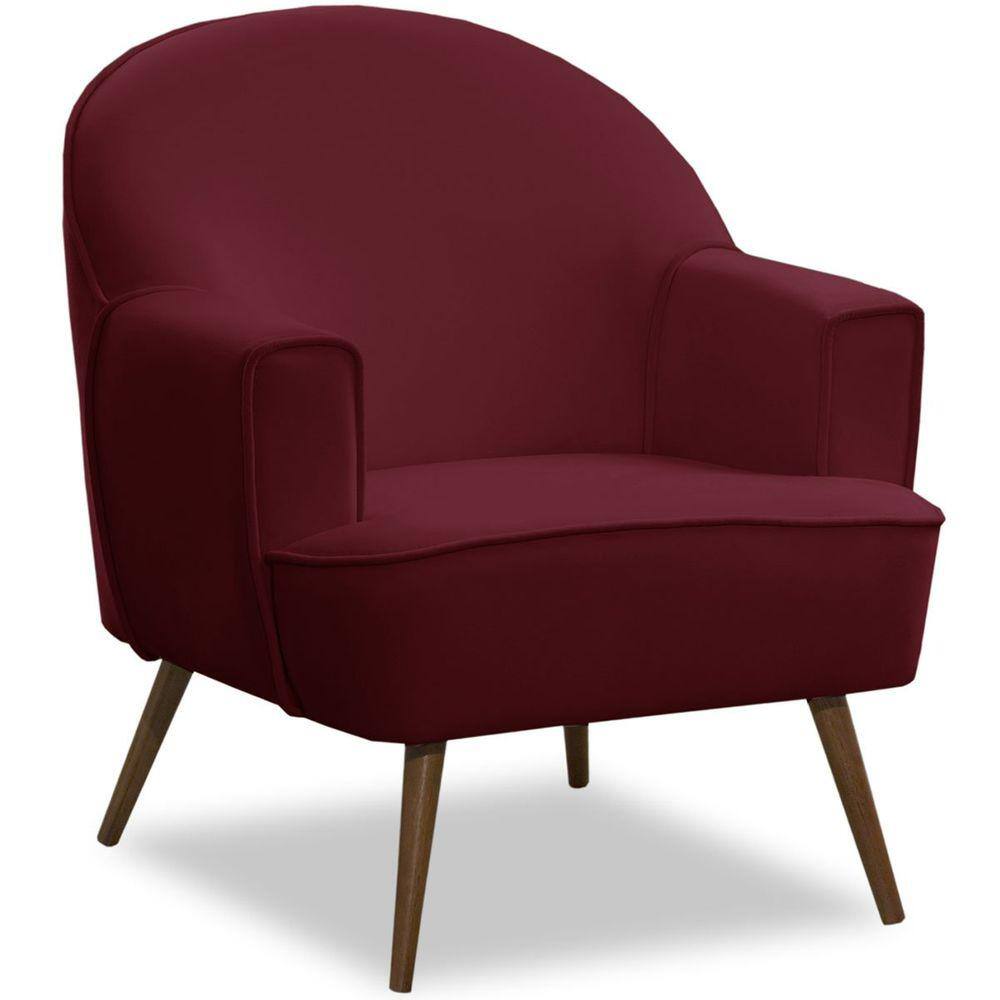 Poltrona Decorativa Pérola Pés Palito