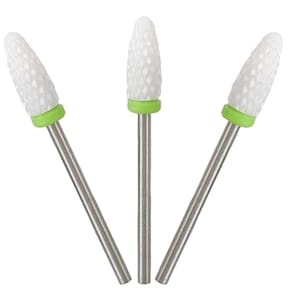 Kit 3 Fresas Broca Cerâmica Haste 2.35 Manicure Unhas De Gel