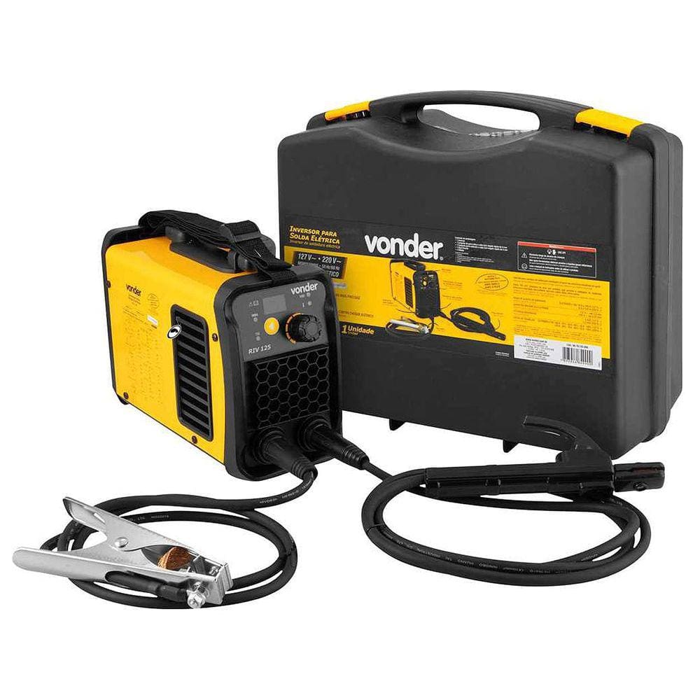 Máquina de Solda Inversor Vonder RIV125 Bivolt