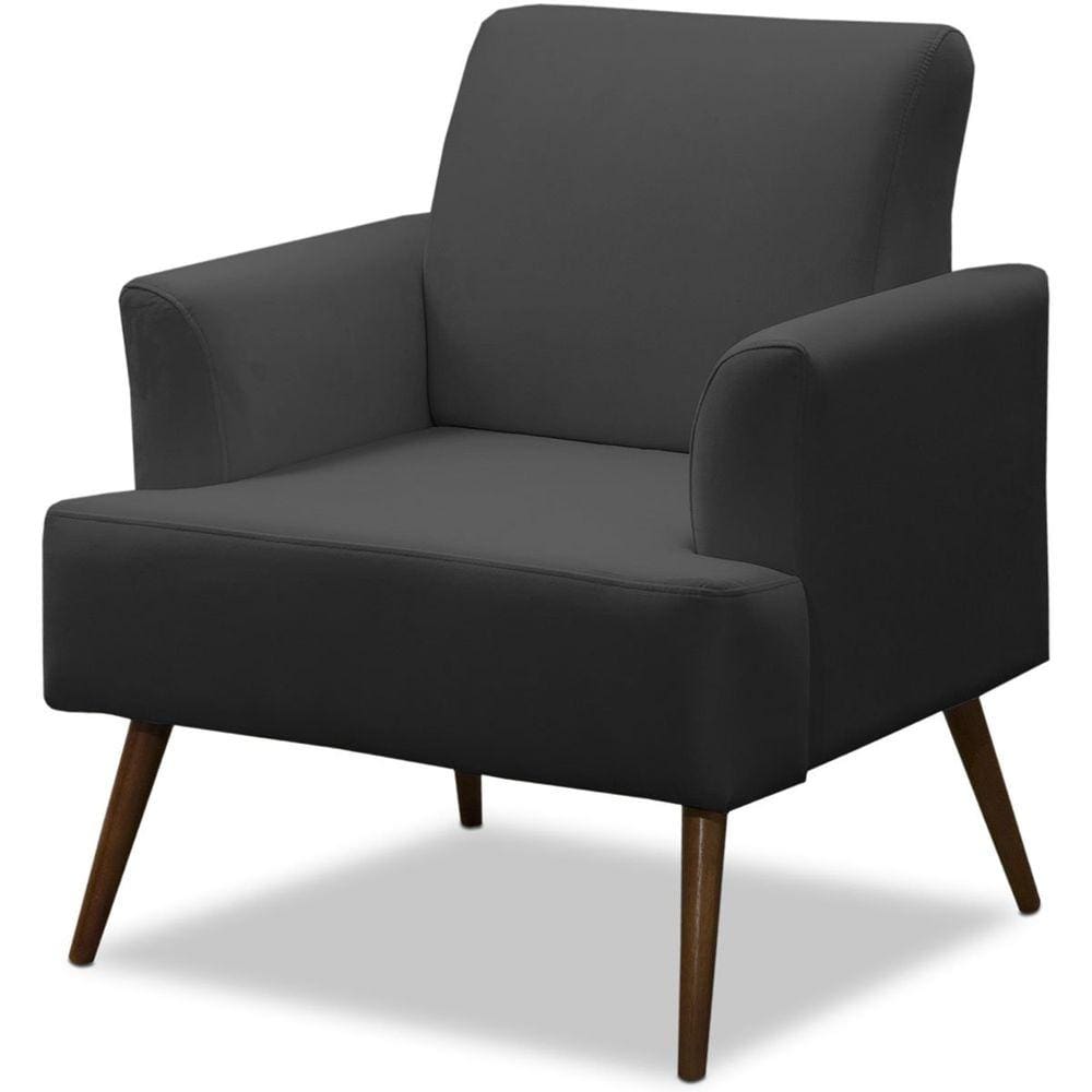 Poltrona Decorativa Pisa com Pés Palito