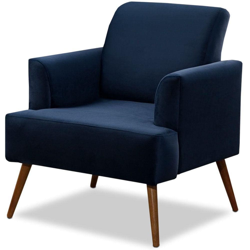 Poltrona Decorativa Pisa com Pés Palito