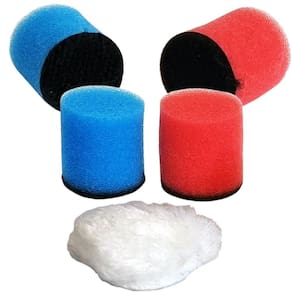 Kit Espuma Boina Polimento 25Mm 5 Peças Para Micro Retífica