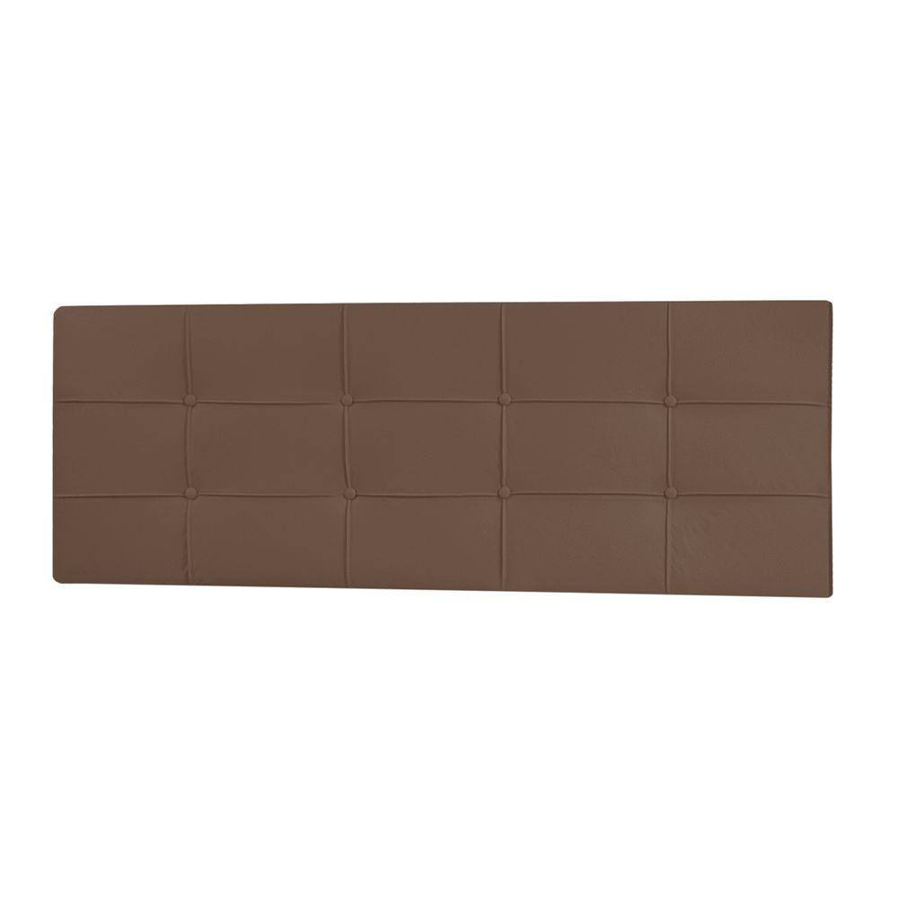 Cabeceira Painel Casal 1,40m Roma Corano Marrom - Pallazio
