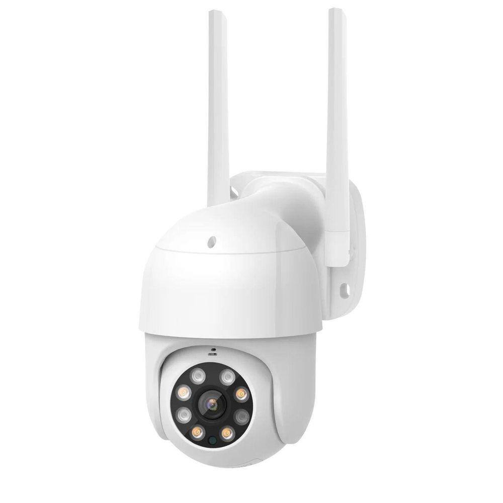 Câmera IP Externa Speed Dome PTZ 2MP Wifi 2.4GHz