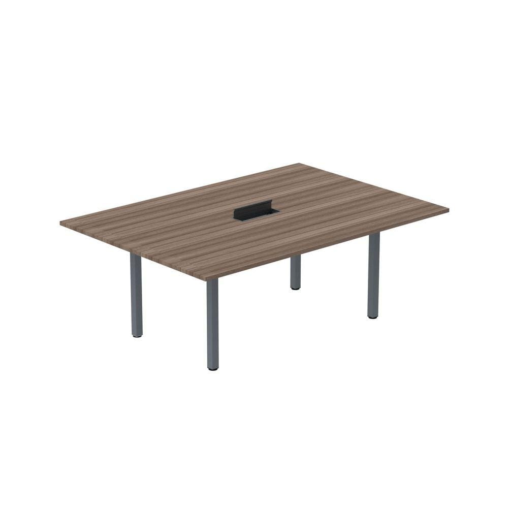 Mesa Reunião 200cm X 120cm Mrcpb2012 Walnut/Grafito