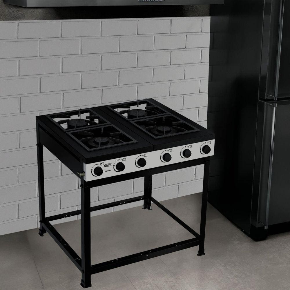 Fogão Semi-industrial 4 Queimadores sem Forno