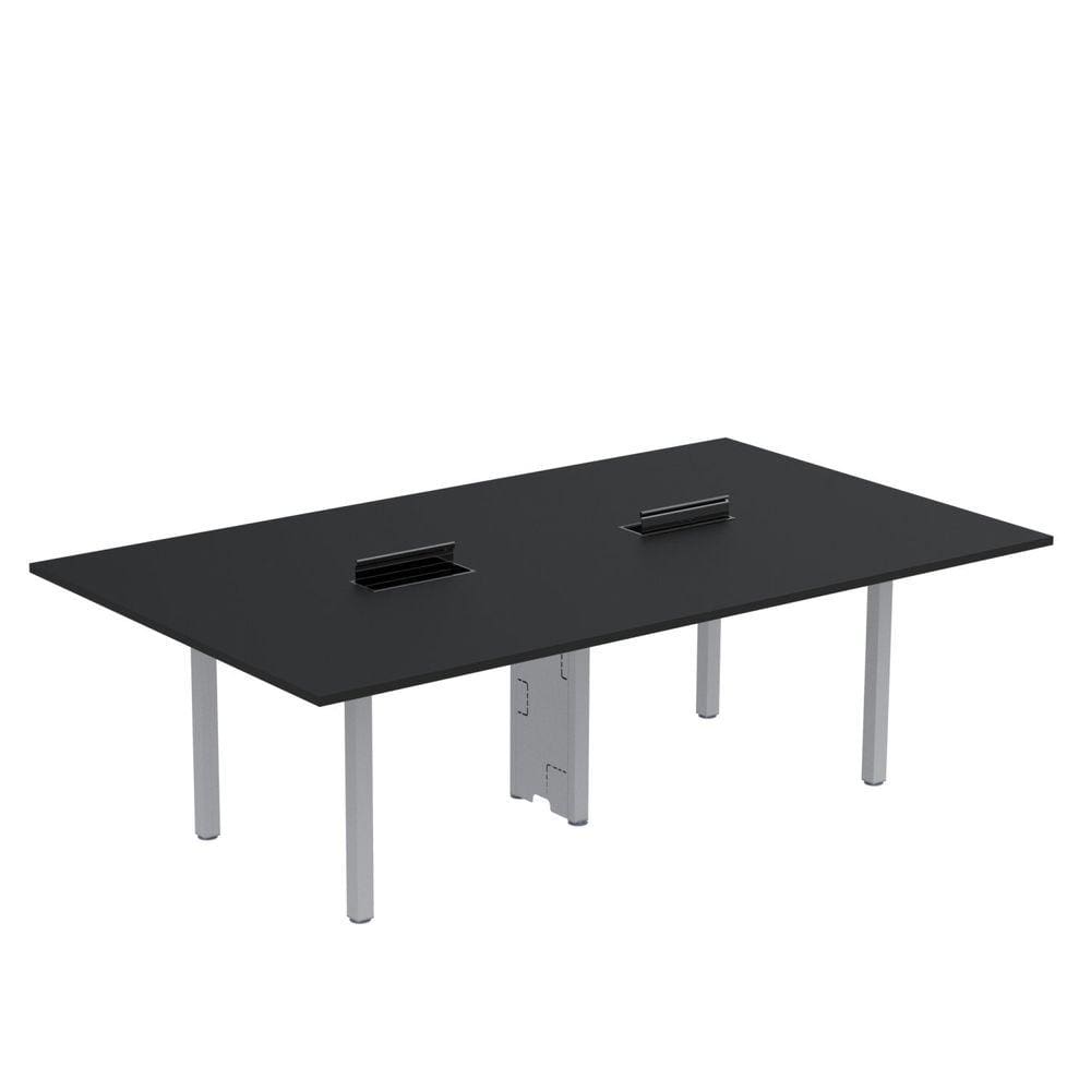 Mesa Reunião 320cm X 120cm Mrcpb3212 Preto/Cinza