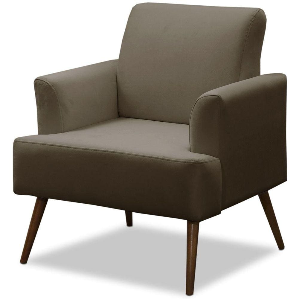 Poltrona Decorativa Pisa com Pés Palito