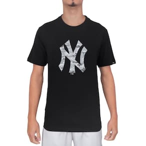 Camiseta New Era Core New York Yankees Preta