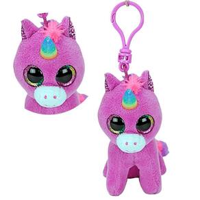 Chaveiro Pelucia TY Beanie Boos Unicornio Rosette TOYNG 51534
