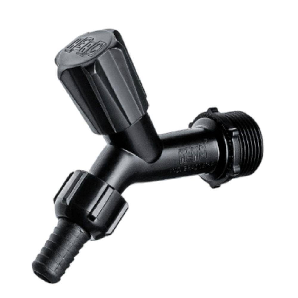 Torneira Jardim Com Adaptador Preto 3/4 Herc