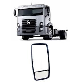 Espelho Retrovisor Plano Externo Bifocal Caminhão Vw Constellation