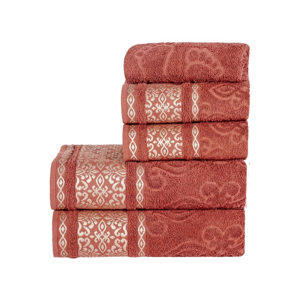 Jogo De Banho Essence 5 Peças - Marsala