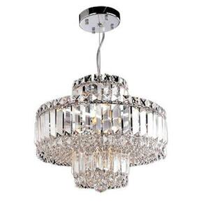 Pendente Lustre Alcmera De Cristal Para Led Diametro 37 Cm