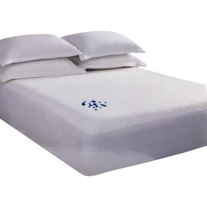 Protetor de Colchão King Impermeável Jacquard Sonhare Branco Antialérgico