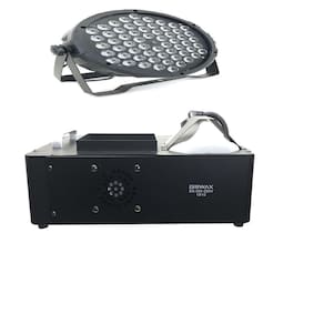 Kit Com 18 Par Led Slim 60 Led Maquina De Fumaça 1500W