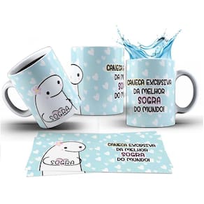 Caneca 325ml Flork Caneca Exclusiva da melhor Sogra do mundo