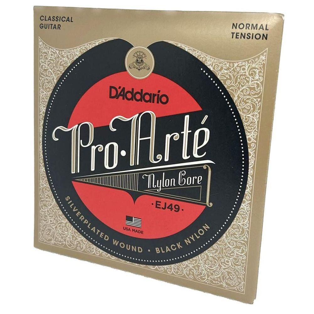 Encordoamento Nylon Preto Violão Pro Arté D`Addario Ej49