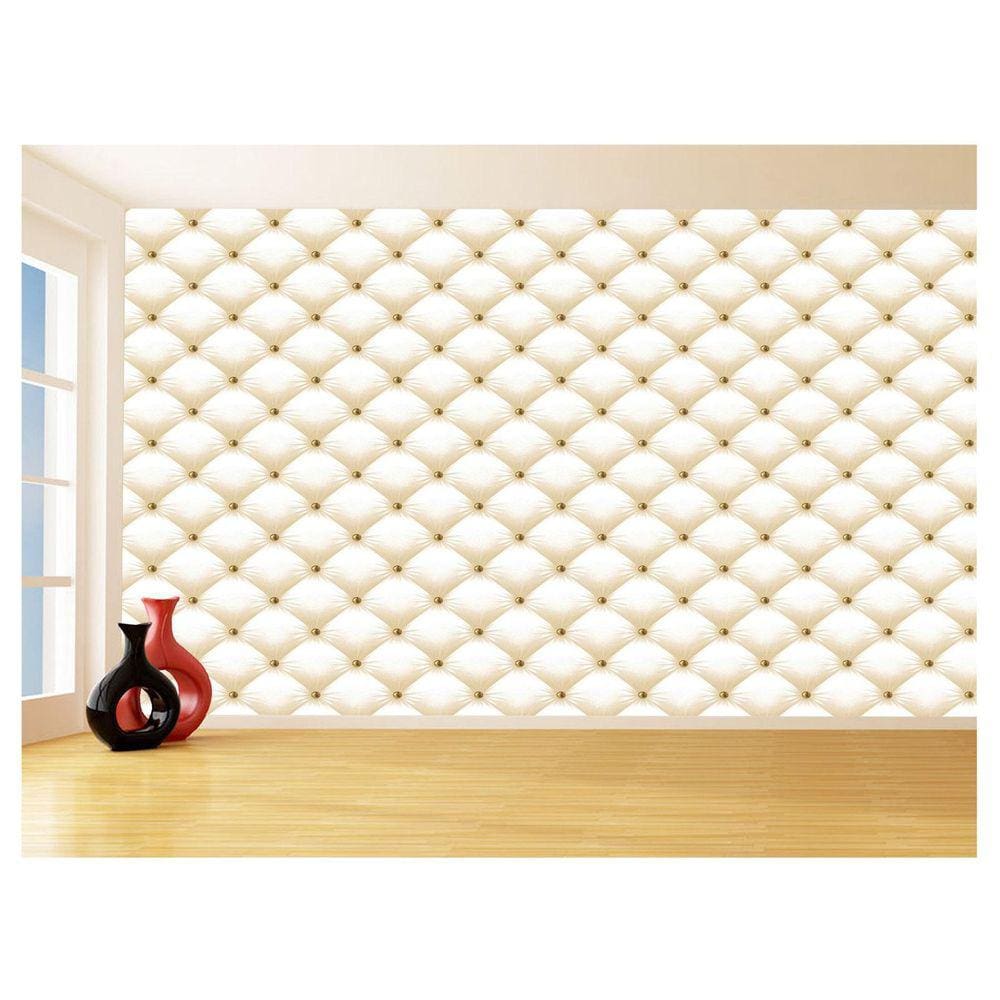 Papel De Parede 3D Estilo Tecido Capitonê Cores 3,5M Tcp157