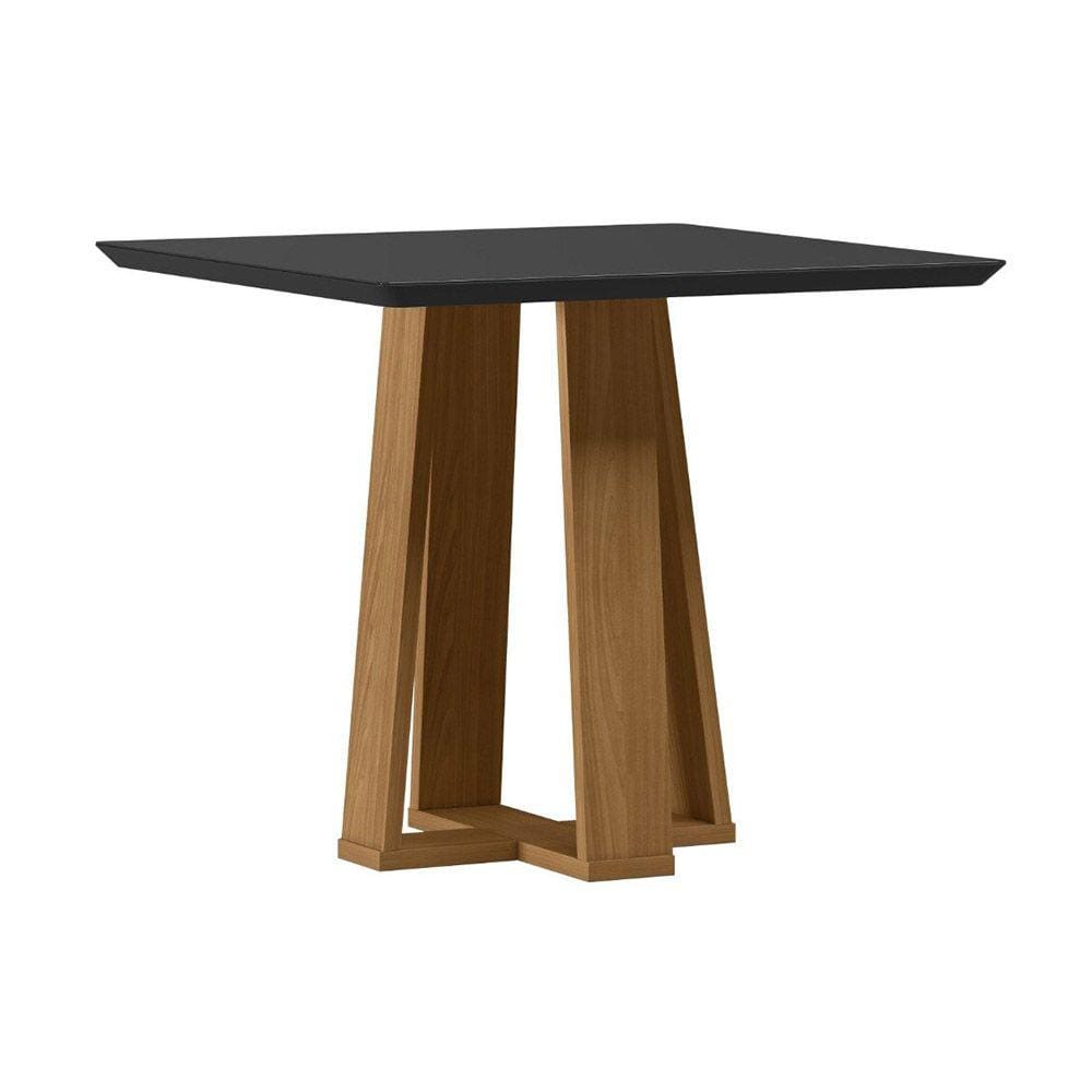 Mesa Valencia 90x90cm - Ypê/preto