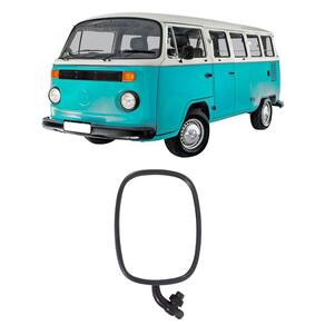 Espelho Retrovisor Plano Alumínio Externo Vw Kombi L/E