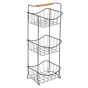 Fruteira Tripla Arthi Eco Black