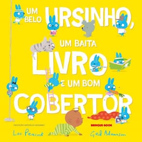Um belo ursinho, um baita livro e um bom cobertor