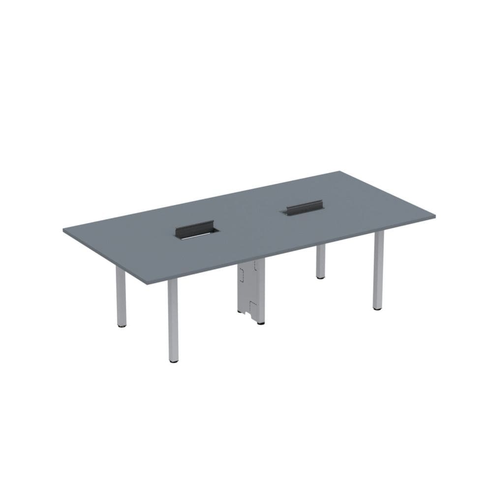 Mesa Reunião 320cm X 120cm Mrcpb3212 Grafito/Cinza