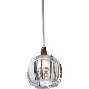 Pendente Lustre Demeter Unitário Cristal Oitavado Para Led
