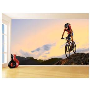 Papel De Parede Mountain Bike Ar Livre Passeio 3,5M Aca37