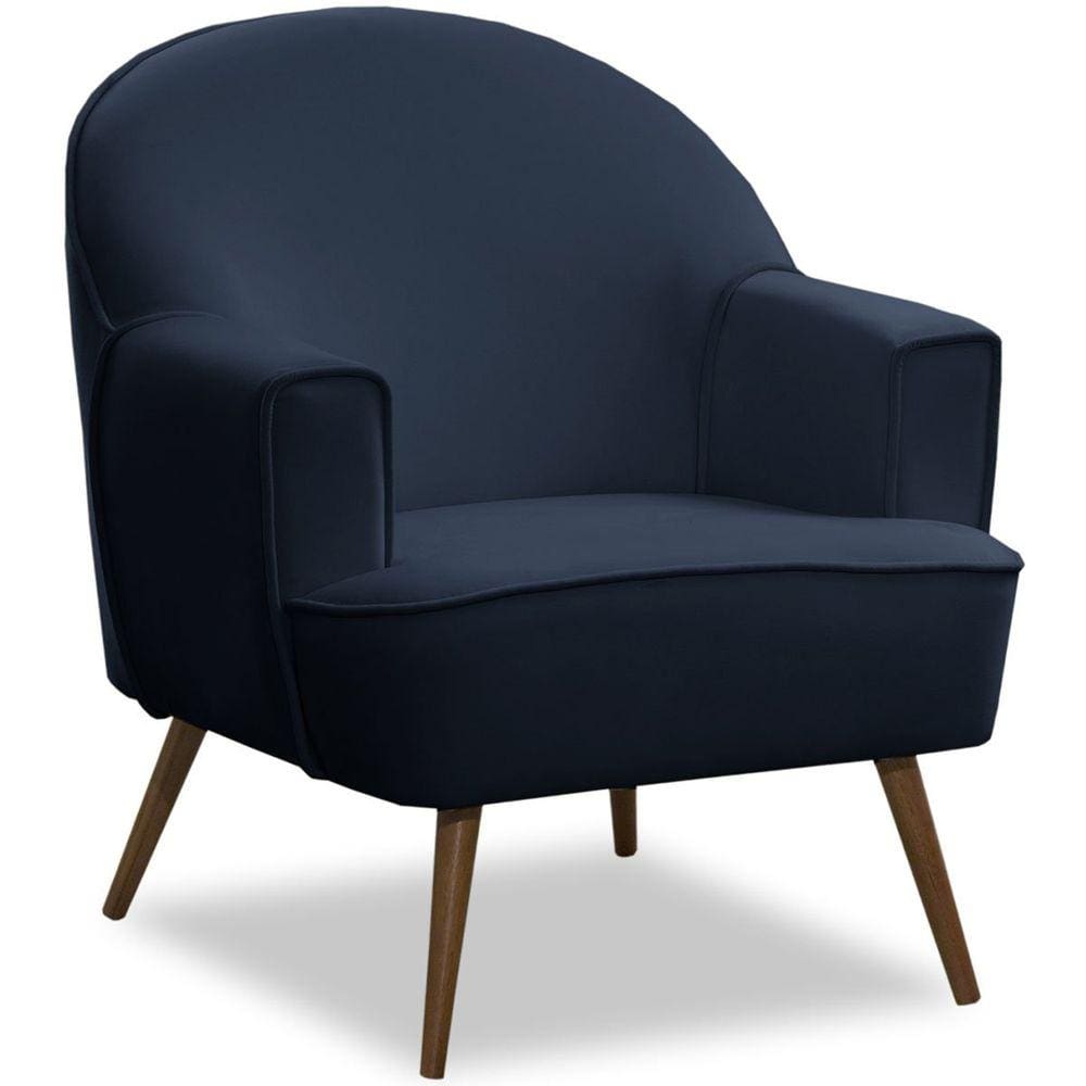 Poltrona Decorativa Pérola Pés Palito