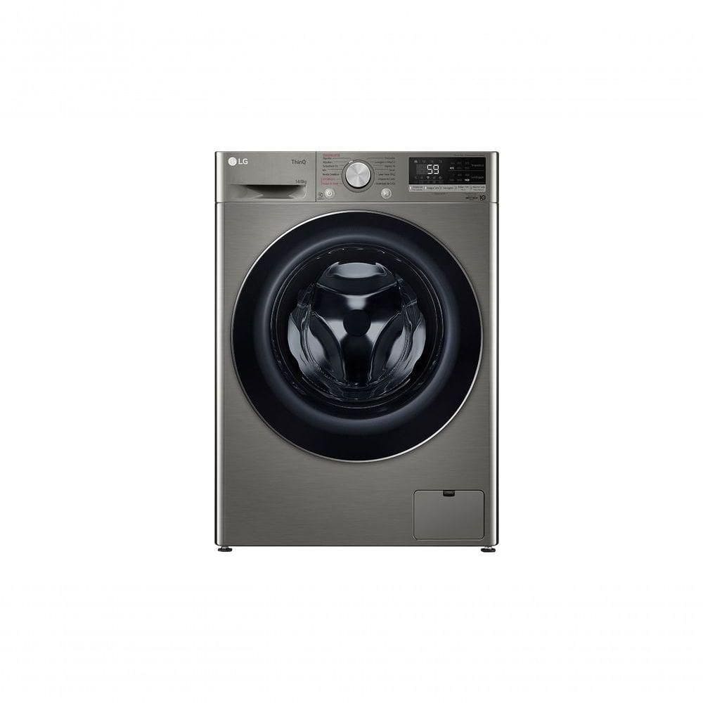 Lava e Seca Smart LG VC4 14kg Inox Look Com Inteligência Artificial AI DD CV5014PC4A 220V