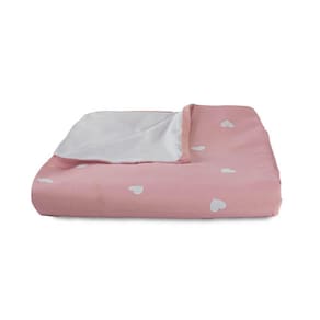 Capa Duvet Para Edredom Casal Queen Essencialle Com Ziper 1 Peça Corações